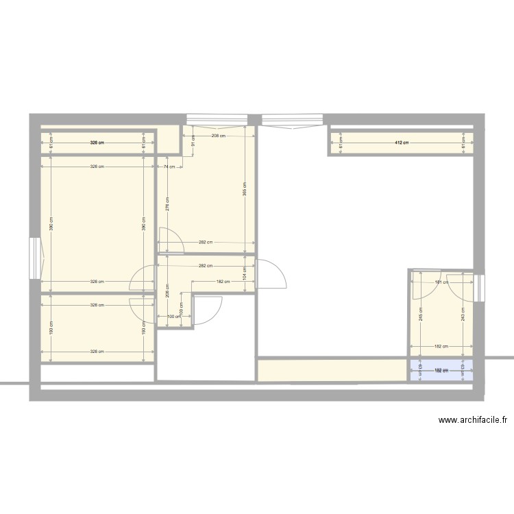 EQUITOSCANE 1 er ETAGE V1. Plan de 0 pièce et 0 m2