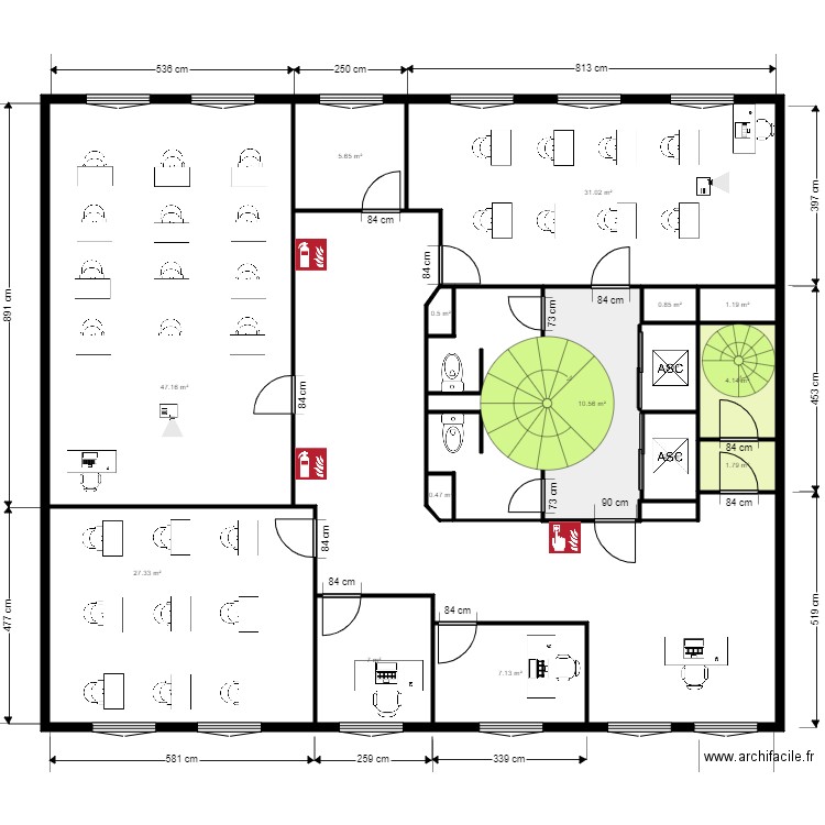 FORMASEQ EXISTANT. Plan de 0 pièce et 0 m2