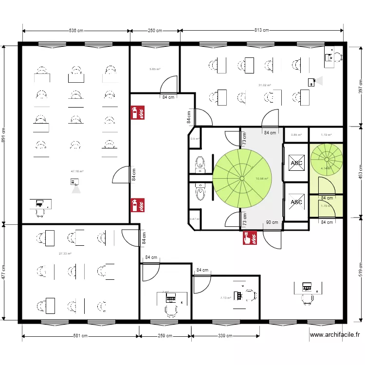 FORMASEQ EXISTANT. Plan de 