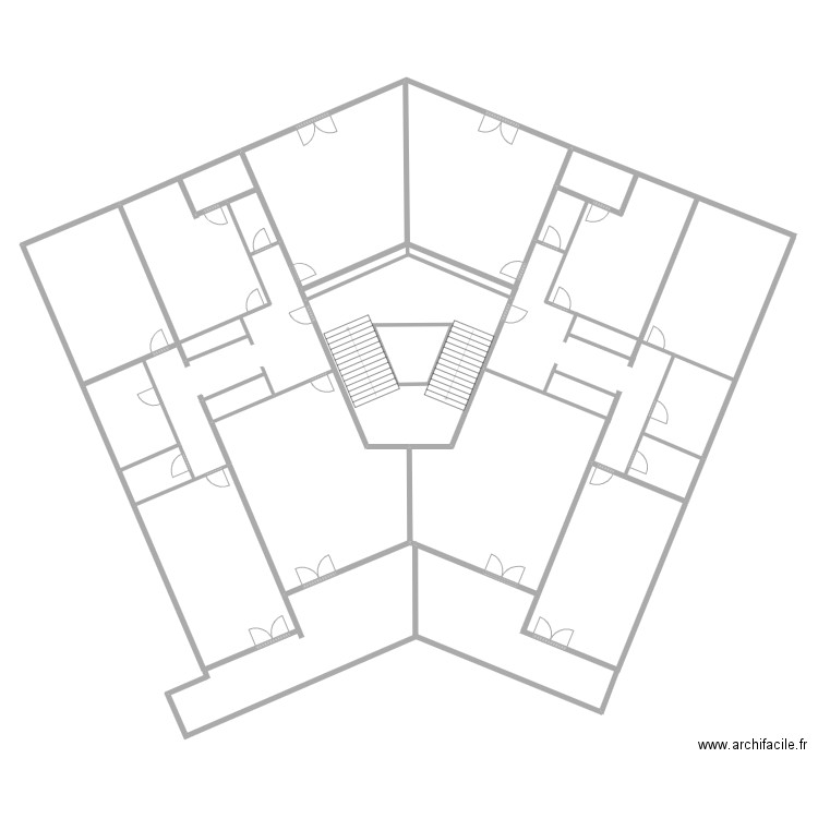 lgt950-ok. Plan de 2 pièces et 47 m2