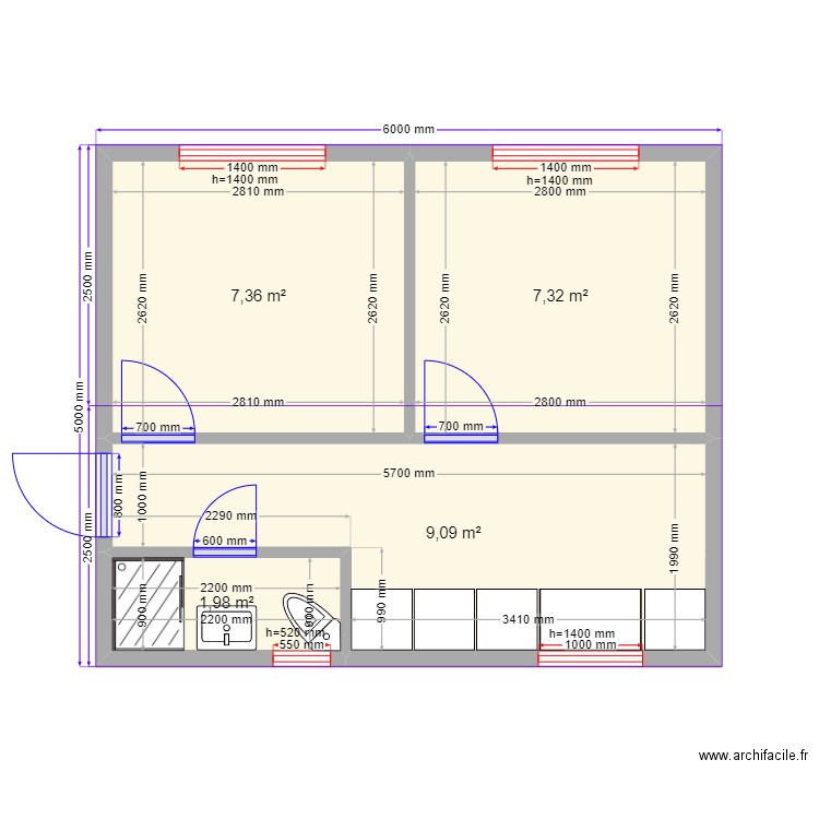 Андрей. Plan de 0 pièce et 0 m2