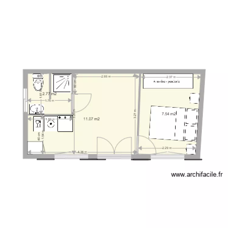 PETITE MAISON PLAN PATRICK 2. Plan de 