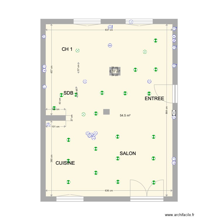 LA MUL plan modif new. Plan de 0 pièce et 0 m2