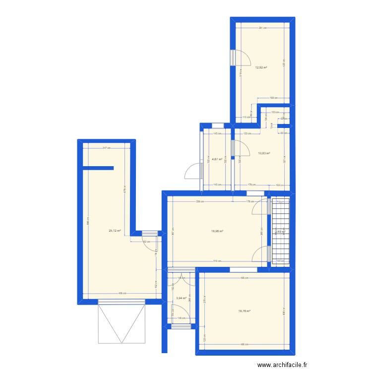 VILLERS LA VILLE  REZ. Plan de 0 pièce et 0 m2