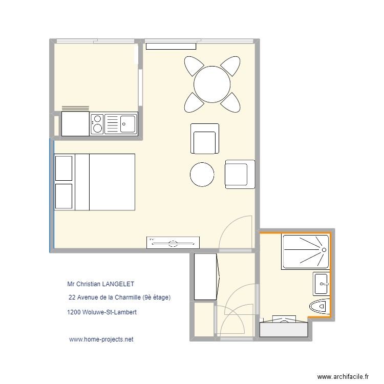 LANGELET 22 CHARMILLE 270723 5. Plan de 6 pièces et 31 m2