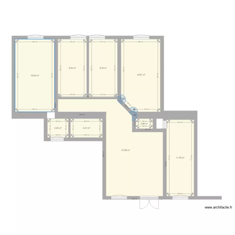 Izabella 94 32M 95m2 lumineux 3e ammenagement. Plan de Izabella 94 32M 95m2 lumineux 3e ammenagement. Plan de