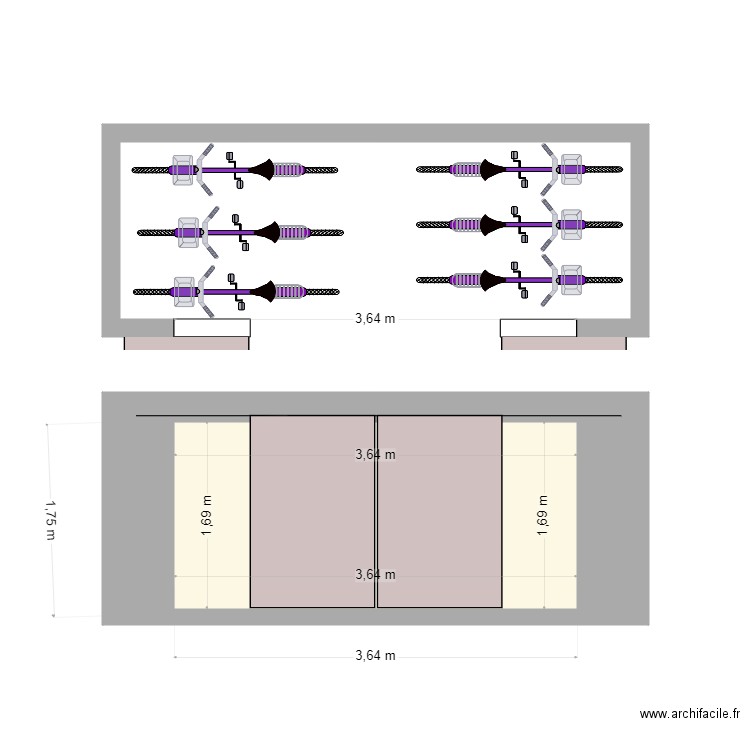 ABRI VELO 2 PORTES. Plan de 0 pièce et 0 m2