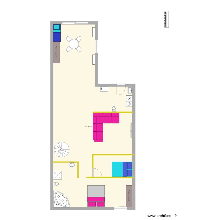 Soussol2. Plan de 0 pièce et 0 m2