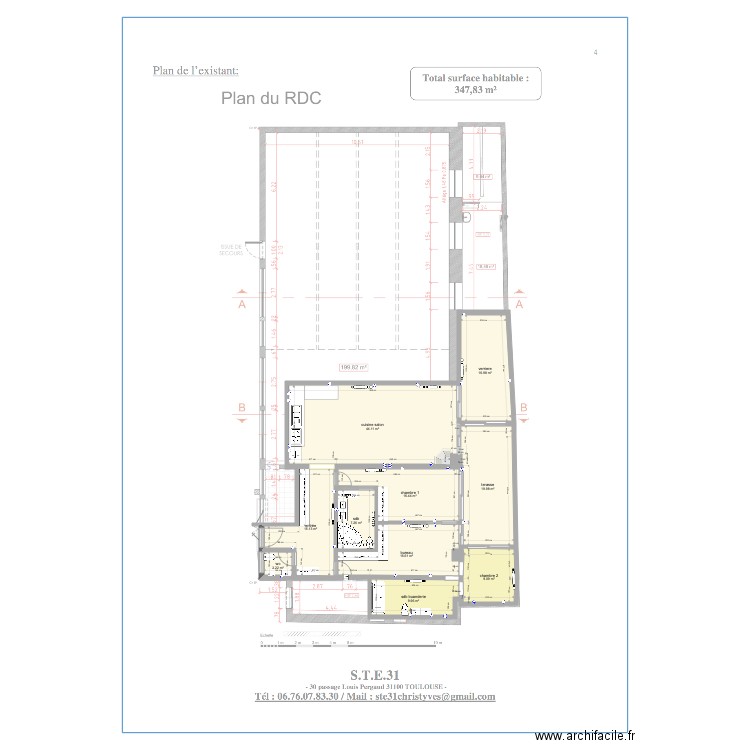 plan saint Ex 3 chambres  Pc. Plan de 0 pièce et 0 m2