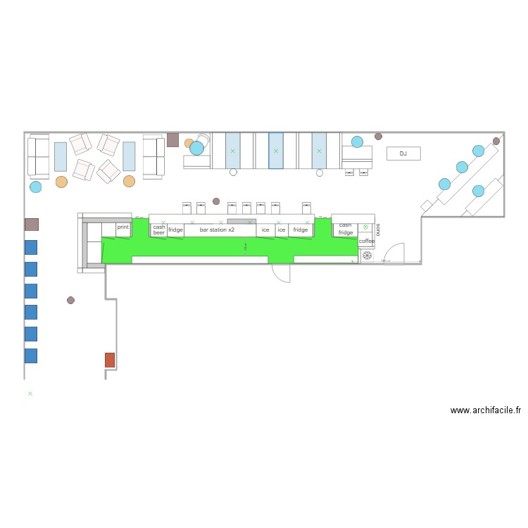 topo bar 7. Plan de 0 pièce et 0 m2