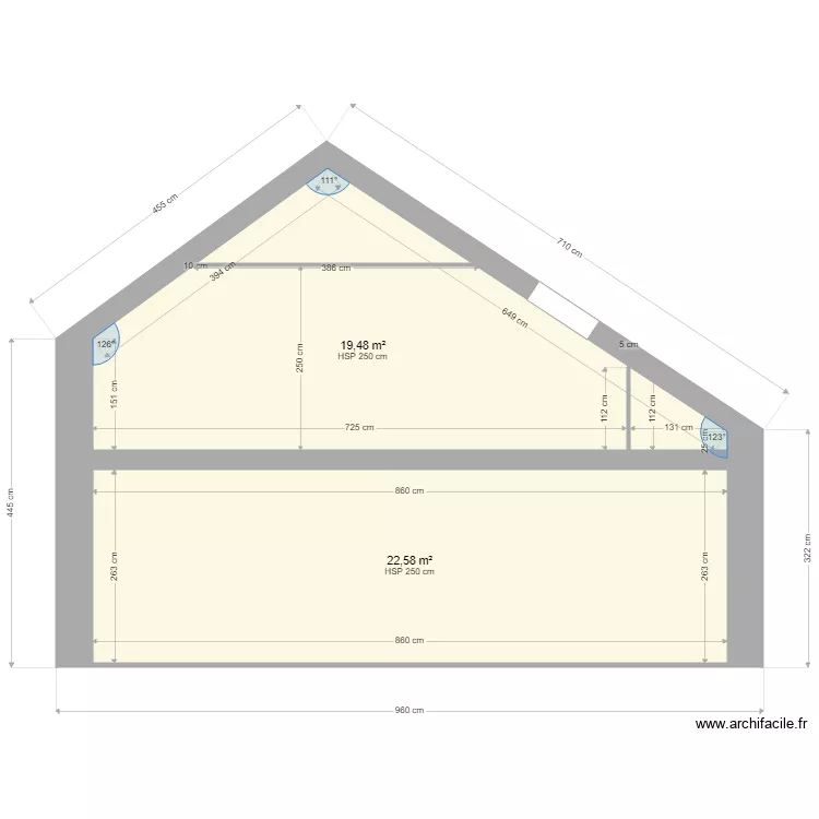 coupe florian. Plan de 