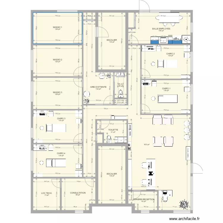 Nouvelle clinique septembre 2021 version 2. Plan de 