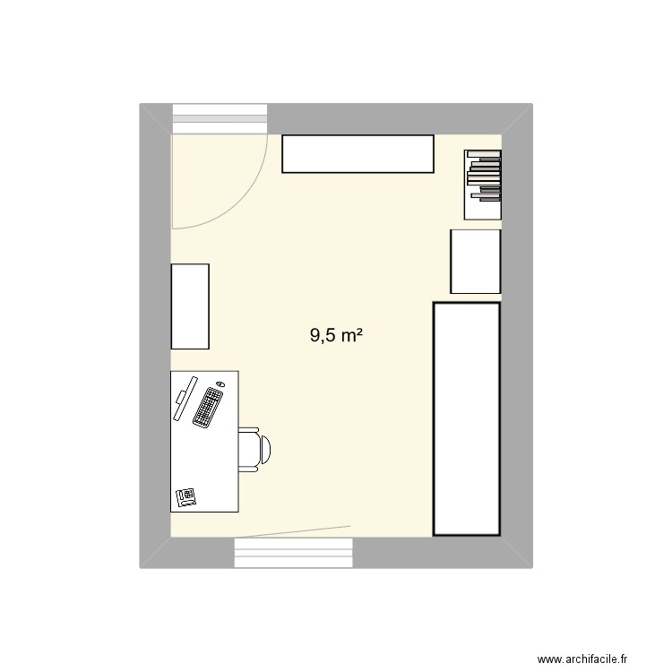 Nouveau bureau. Plan de 0 pièce et 0 m2