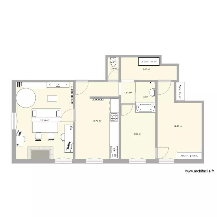 Maison Cynt 02. Plan de 