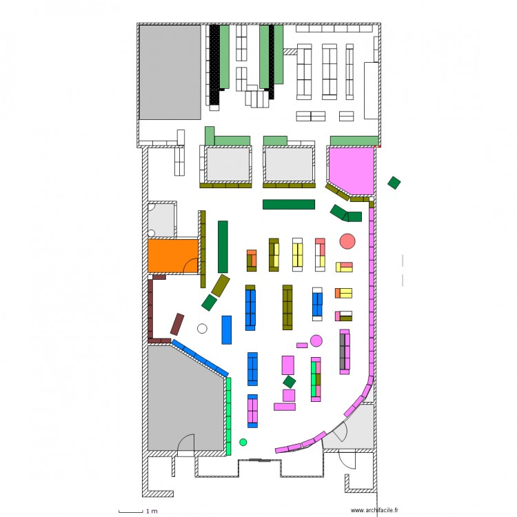 Pharmacie. Plan de 0 pièce et 0 m2