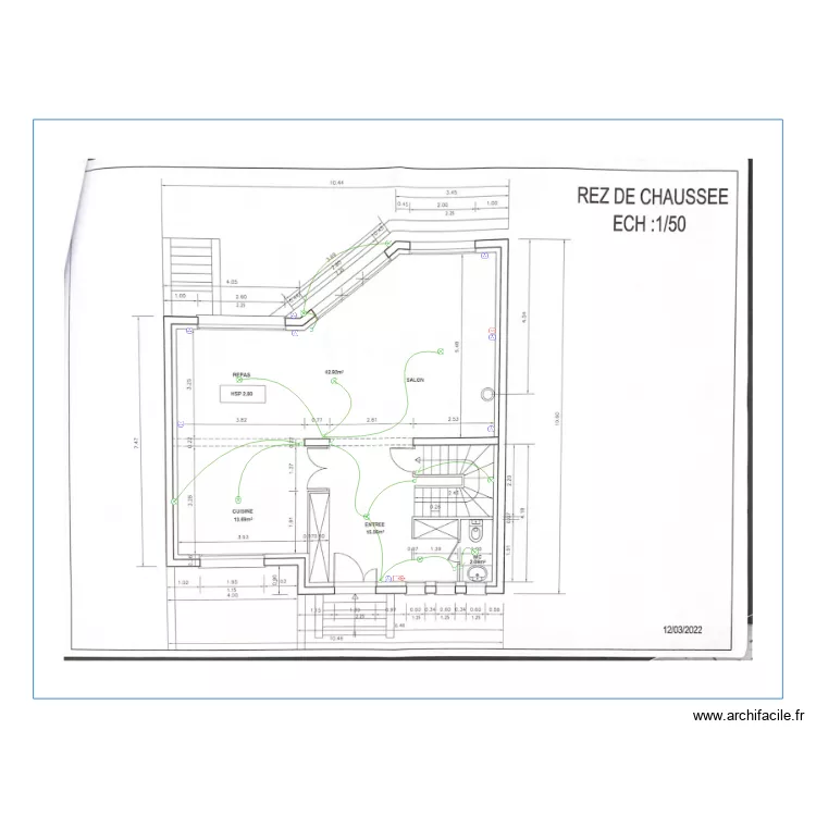 Escourou RDC. Plan de Escourou RDC. Plan de