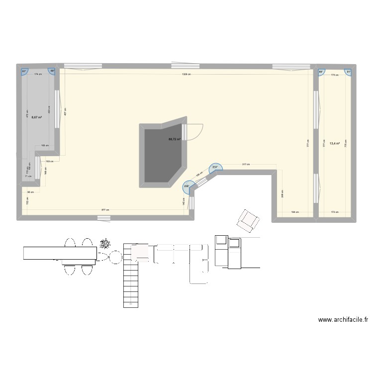 extension marronniers 2. Plan de 0 pièce et 0 m2