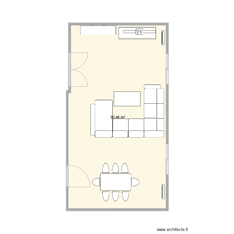 salon. Plan de 0 pièce et 0 m2