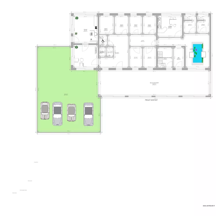 Manu projet existant  2. Plan de 