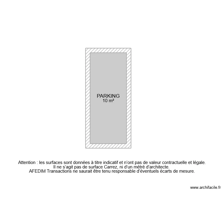 BI10413 PARKING. Plan de 