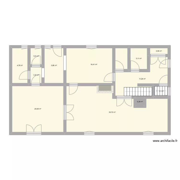 LEPRETRE - SOTTEVILLE LES ROUEN. Plan de 27  et 235 m²