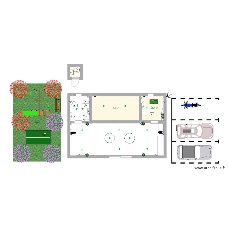 plan de rêve. Plan de 0 pièce et 0 m2