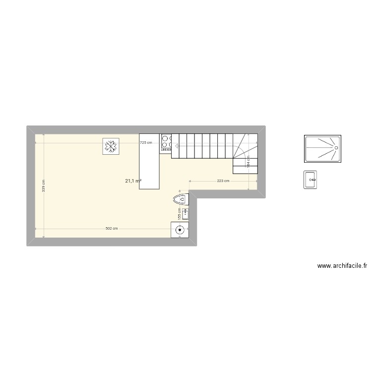 Ouioui. Plan de 0 pièce et 0 m2