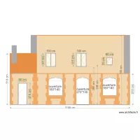 fa&ccedil;ade sud  apr&eacute;s Andre
