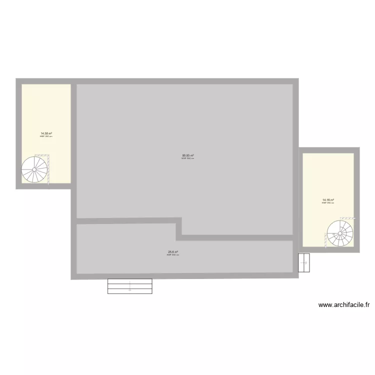 Villa RIOU Benjamin et Ludo Etage. Plan de 