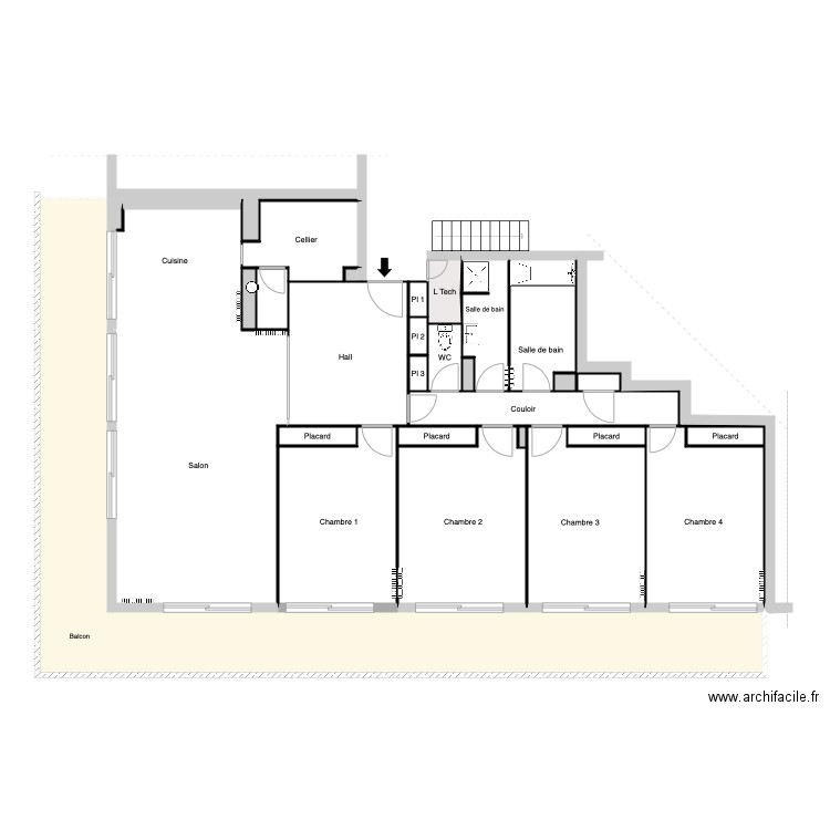 Dossier St MURY. Plan de 31 pièces et 197 m2