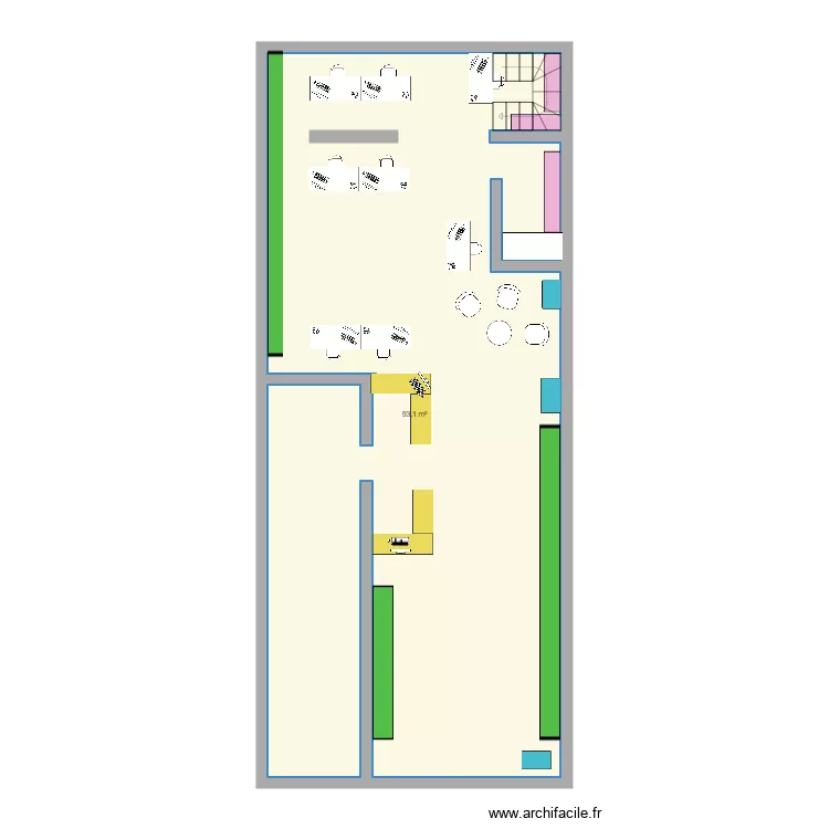 Optic 2000 r&eacute; de chauss&eacute;e. Plan de 