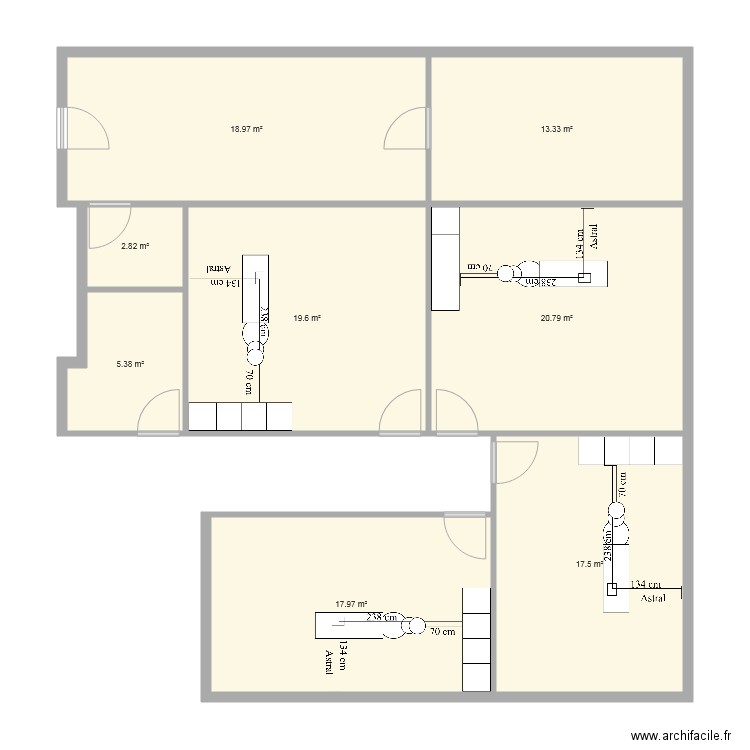 ZAGHDOUN  2 EXTENTION 2. Plan de 0 pièce et 0 m2