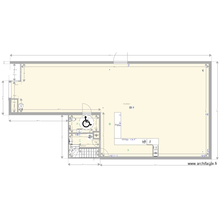 sas miss daysi etat projet base elec. Plan de 0 pièce et 0 m2