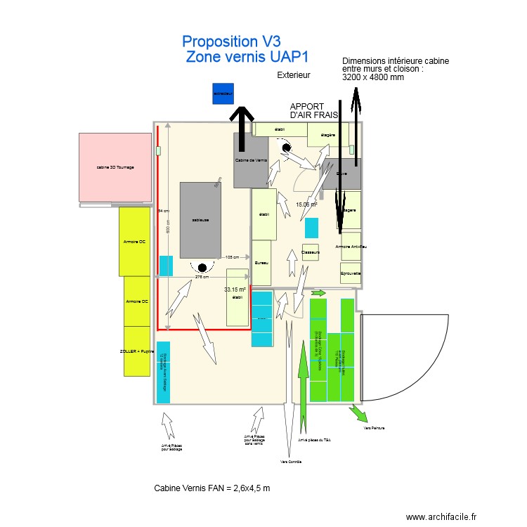 Zone Vernis UAP1 V3. Plan de 0 pièce et 0 m2