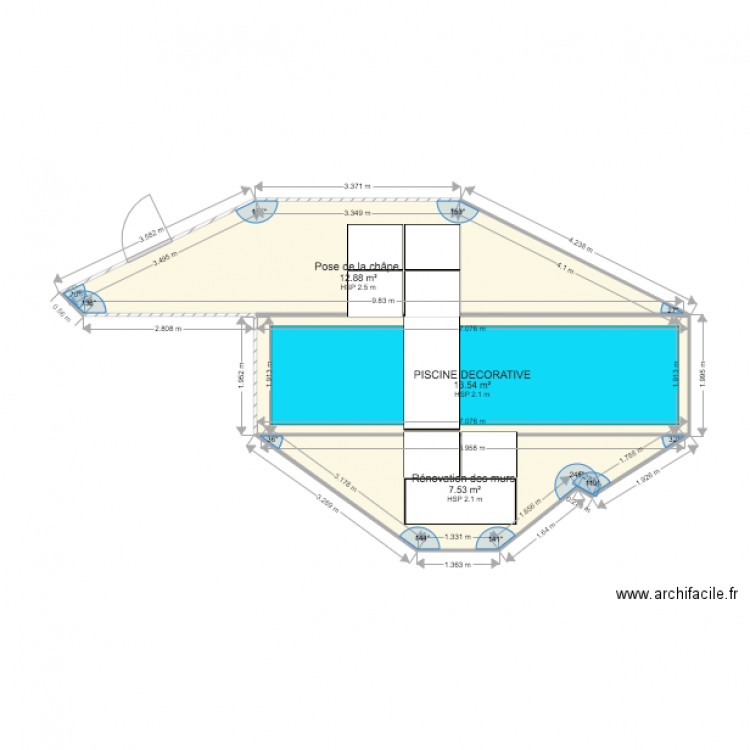 384 Fabron RDC. Plan de 0 pièce et 0 m2