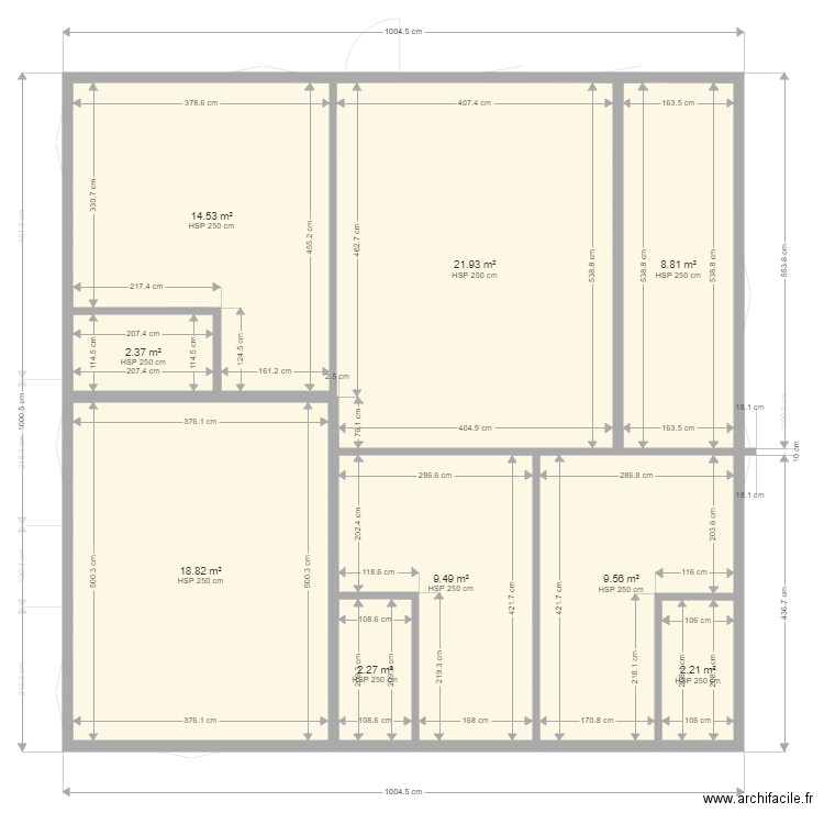 nena final. Plan de 0 pièce et 0 m2