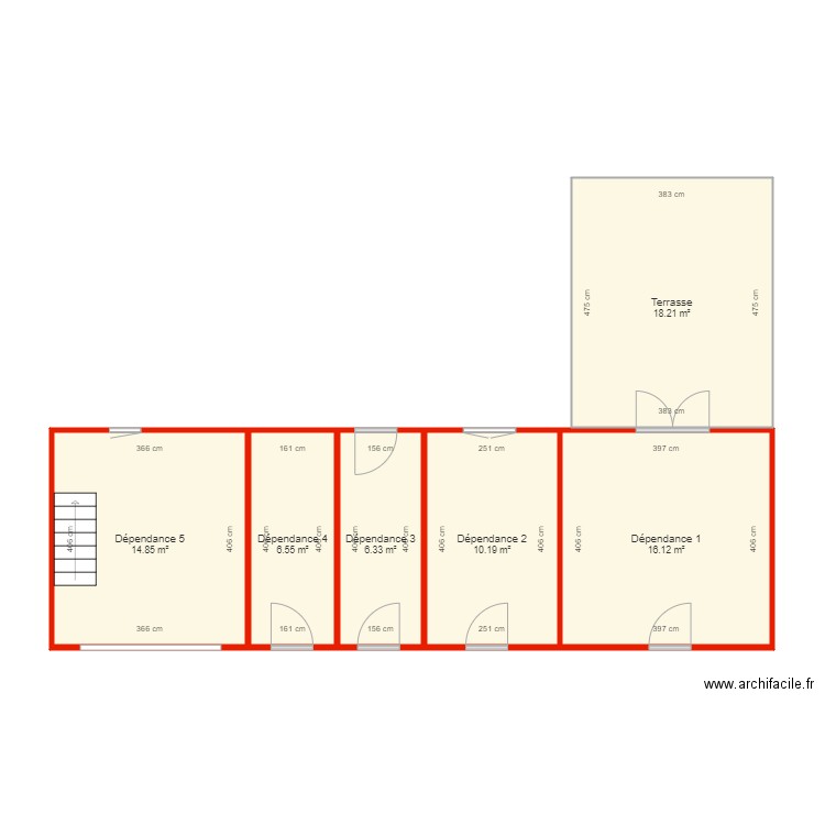 BI 5706 dependance côté. Plan de 0 pièce et 0 m2