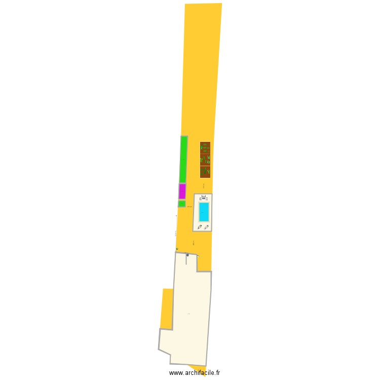 Projet piscine 11 2020 . Plan de 0 pièce et 0 m2