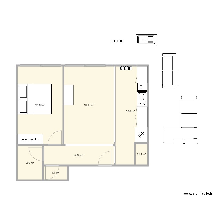 T2 ST MANDE V2. Plan de 0 pièce et 0 m2