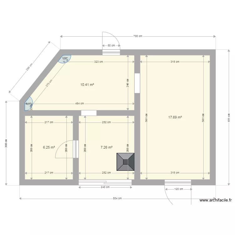 Am&eacute;nagement garage. Plan de 