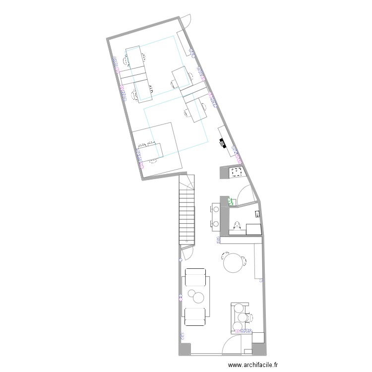 AXA plan etat projeté 1. Plan de 0 pièce et 0 m2