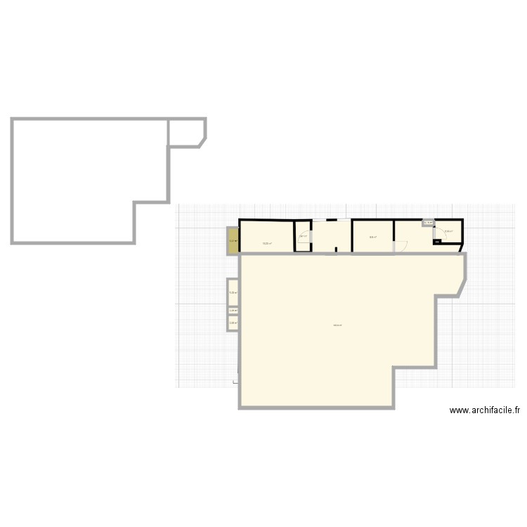 LOS SAMANES2. Plan de 1 pièce et 195 m2