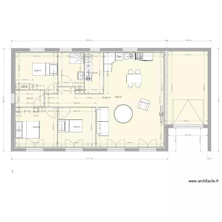 Perso 3  90M2. Plan de 
