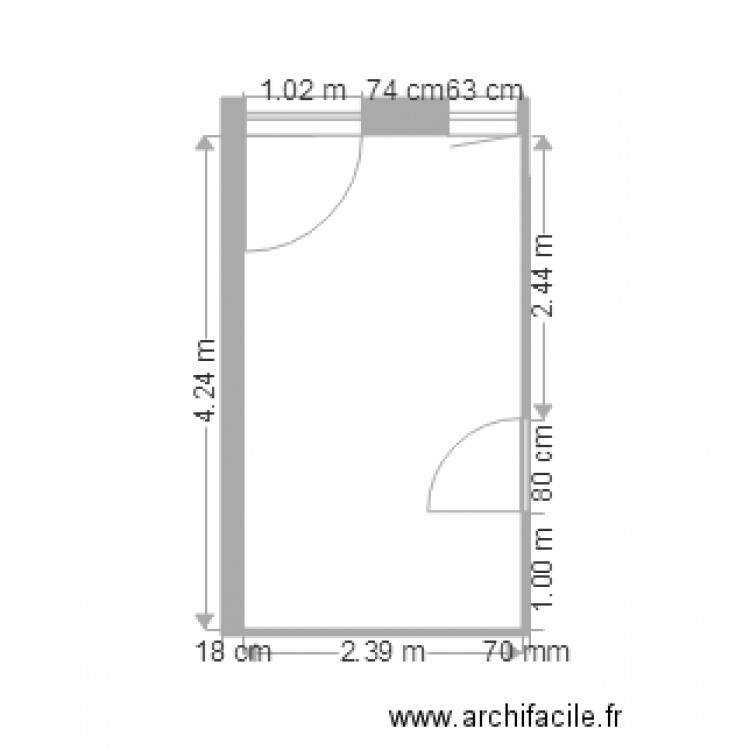 CELLIER081. Plan de 0 pièce et 0 m2