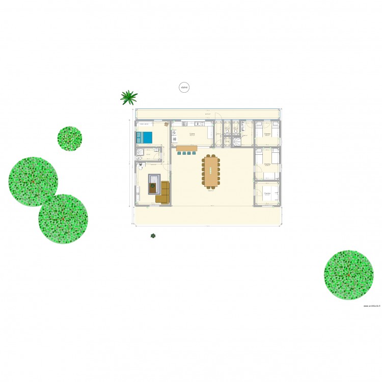 Maison pilote et  guest house avec elec. Plan de 0 pièce et 0 m2