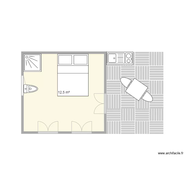 Kaz &agrave; Maurice. Plan de 