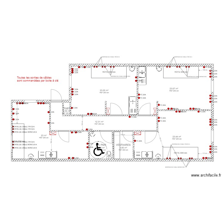 RENNES PLAN ELEC. Plan de 0 pièce et 0 m2