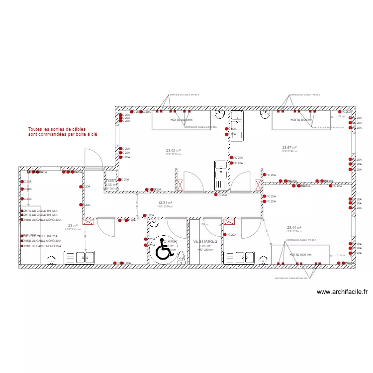 RENNES PLAN ELEC. Plan de 