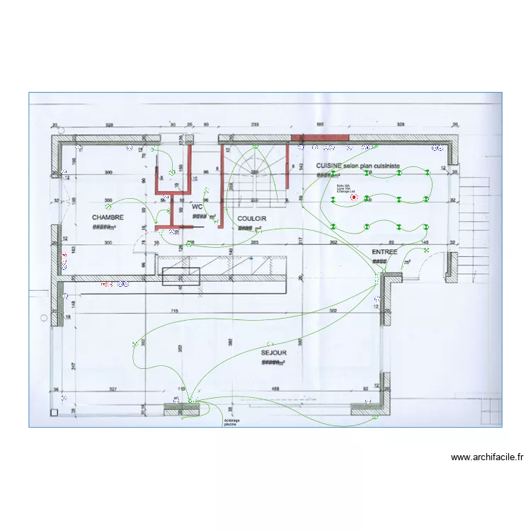 Verrières RDC. Plan de Verrières RDC. Plan de