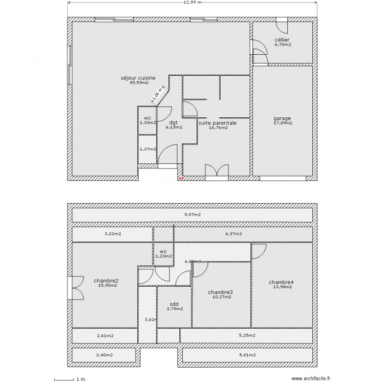 VOYEUX. Plan de 0 pièce et 0 m2